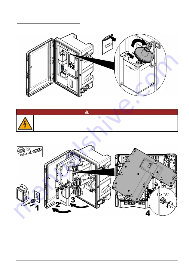 Hach NA5600 sc Na+ Installation Manual Download Page 349