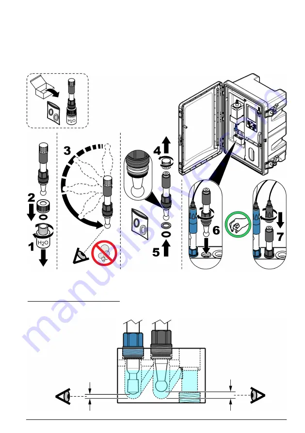 Hach NA5600 sc Na+ Installation Manual Download Page 457