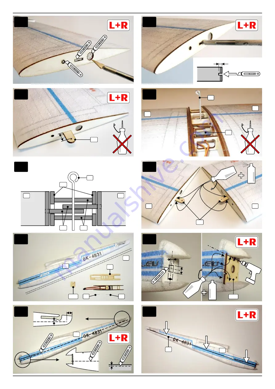 Hacker Blanik Electro ARF SKG Series Manual Download Page 8