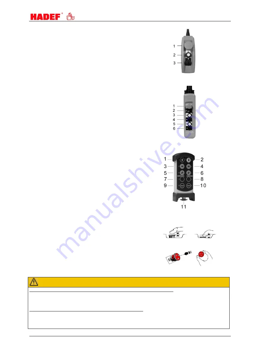 HADEF 28/06E Installation, Operating And Maintenance Instructions Download Page 14