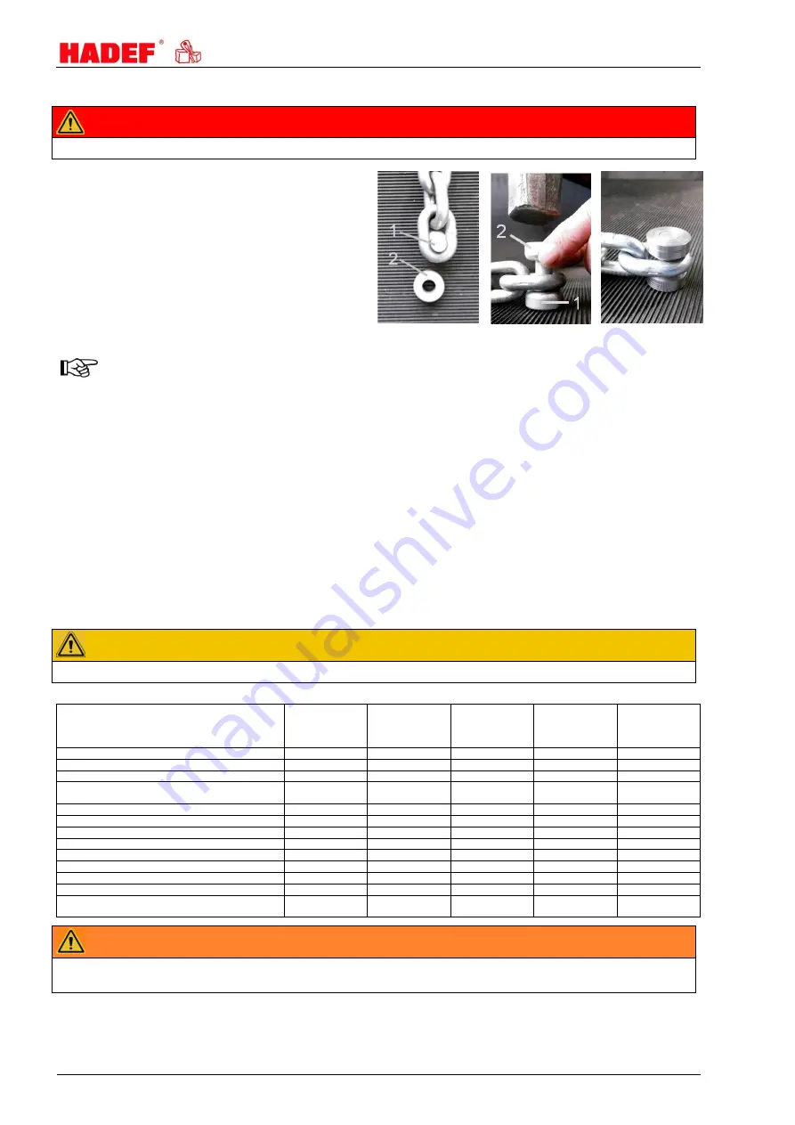 HADEF 59/18 Installation, Operating And Maintenance Instructions Download Page 14