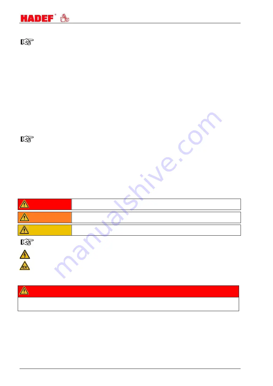 HADEF 70/06AP Installation, Operating And Maintenance Instructions Download Page 4