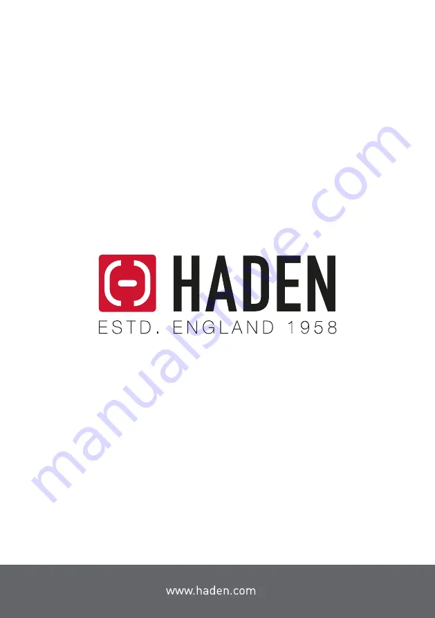 Haden 198204 Instruction Manual Download Page 20