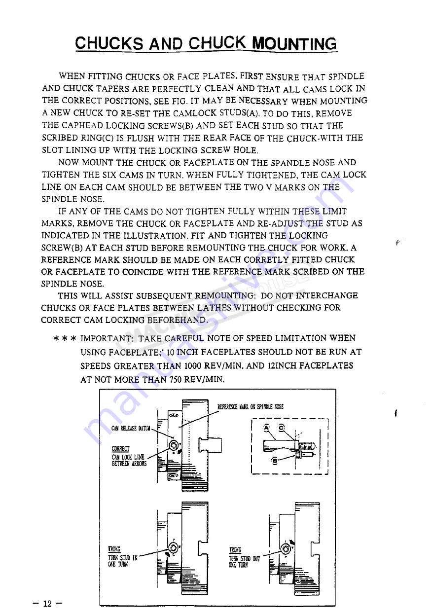 Hafco Metalmaster AL-1000D Instruction Manual Download Page 13