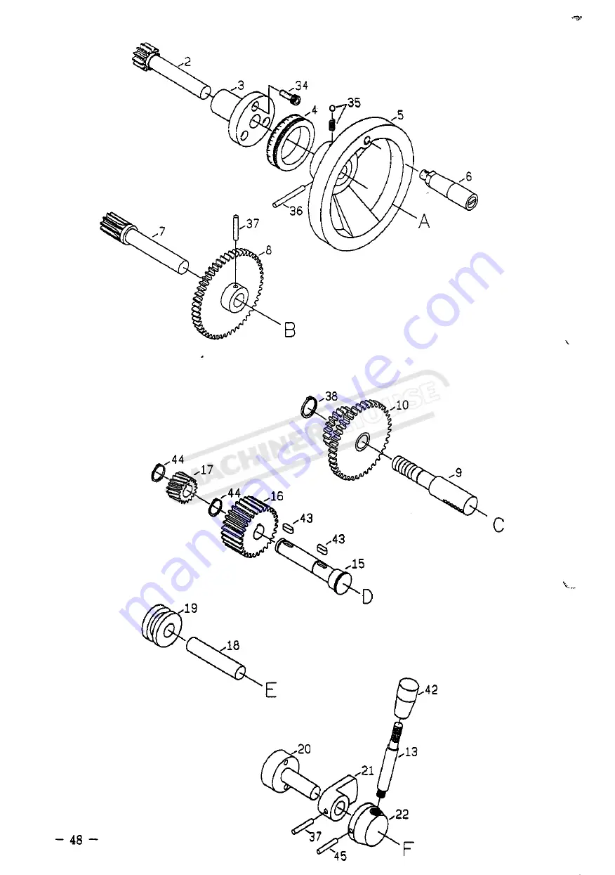 Hafco Metalmaster AL-1000D Instruction Manual Download Page 49