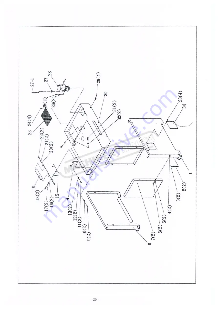 Hafco Metalmaster B060 Instruction Manual Download Page 21