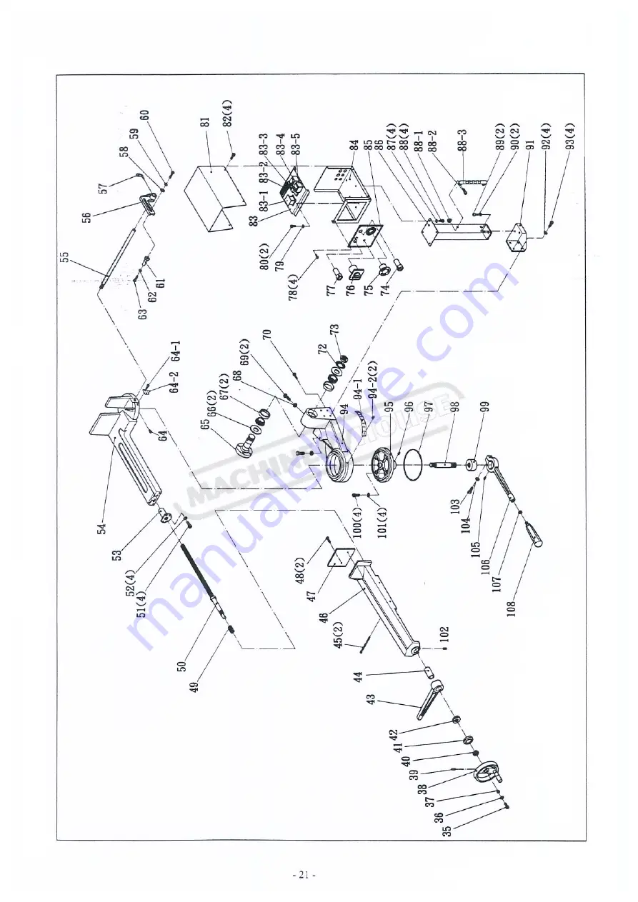 Hafco Metalmaster B060 Instruction Manual Download Page 22