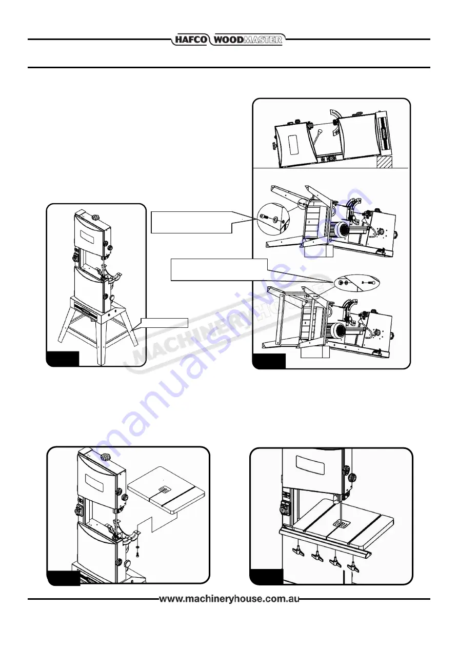 Hafco Woodmaster BP-255 Operation Manual Download Page 12