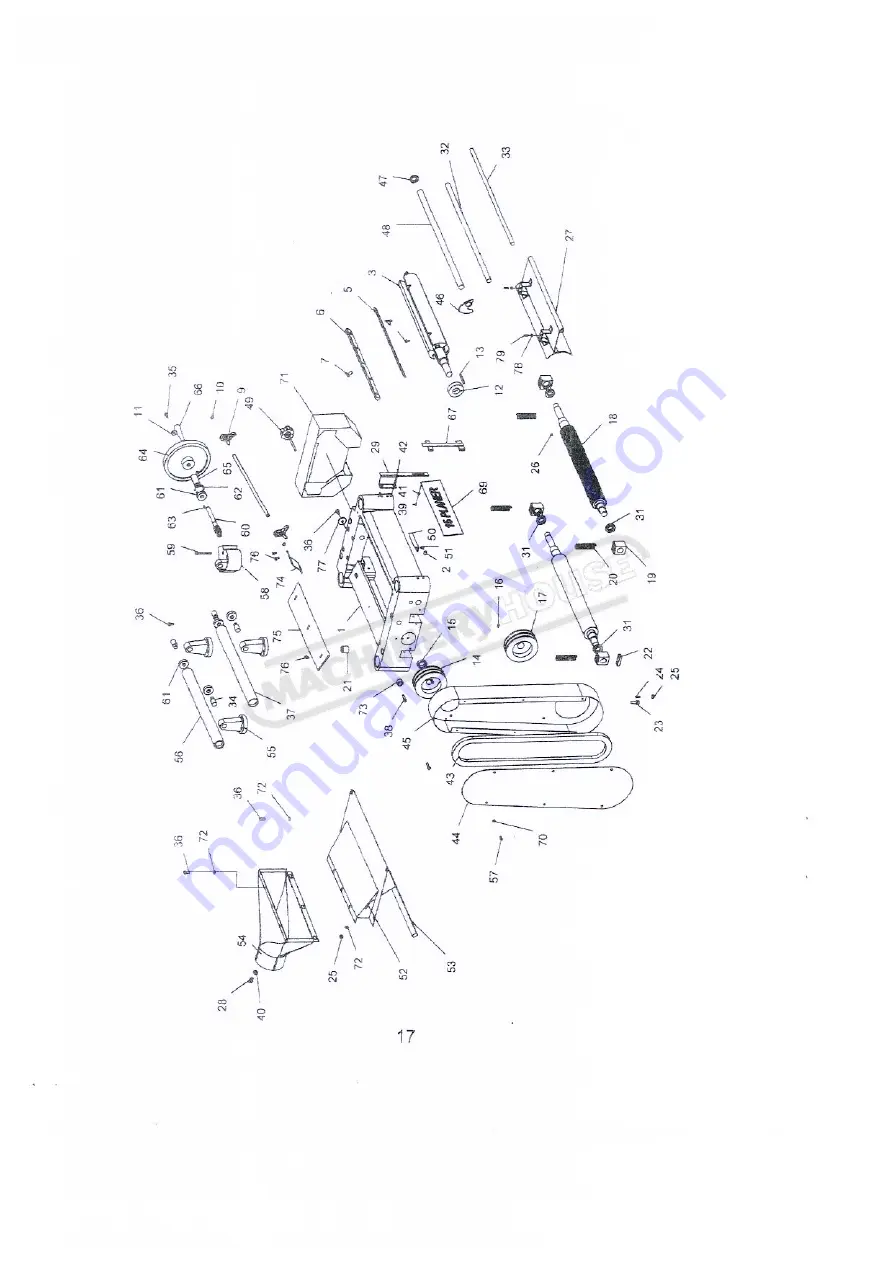 Hafco Woodmaster T-382 Instruction Manual Download Page 19