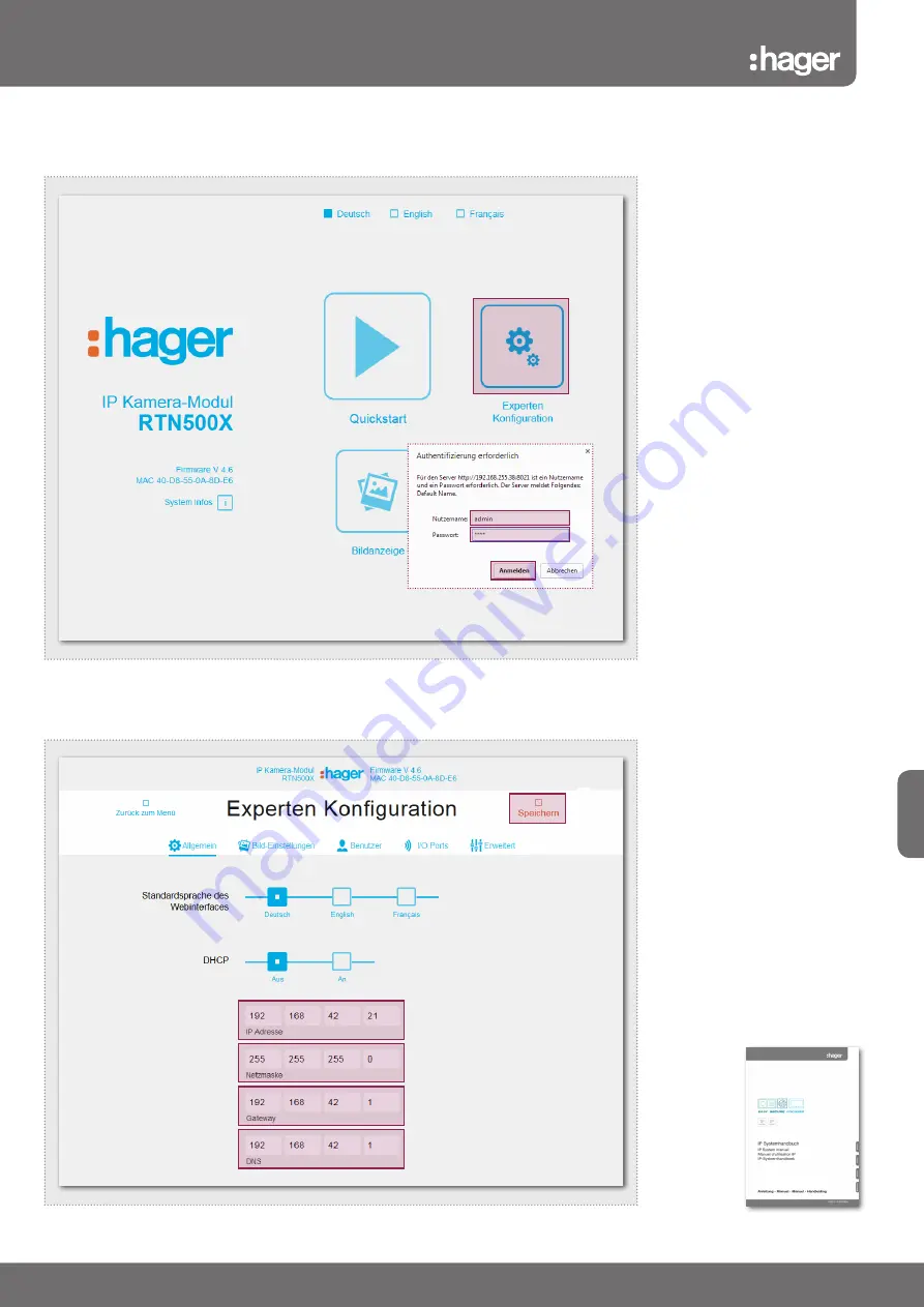 hager RTN500X Manual Download Page 7