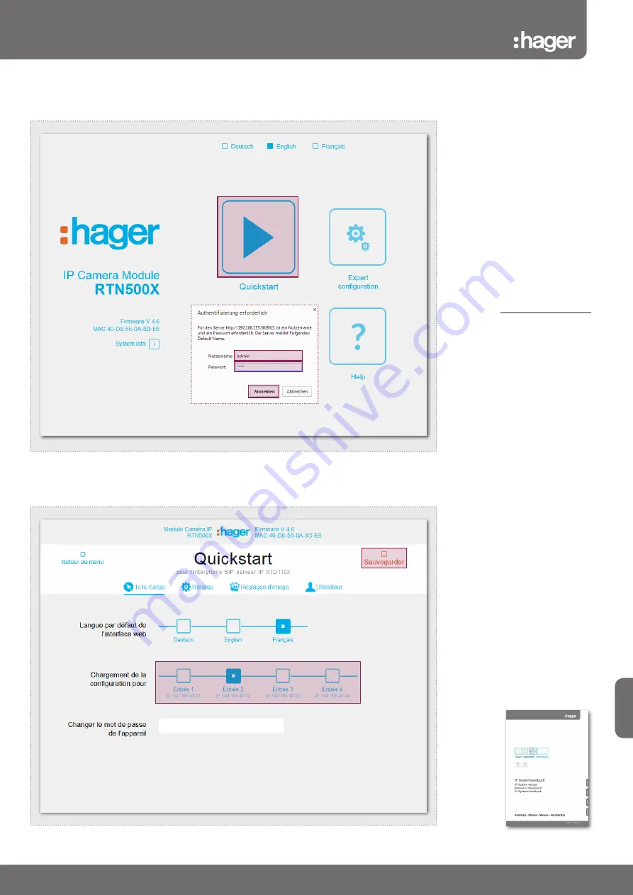 hager RTN500X Manual Download Page 17