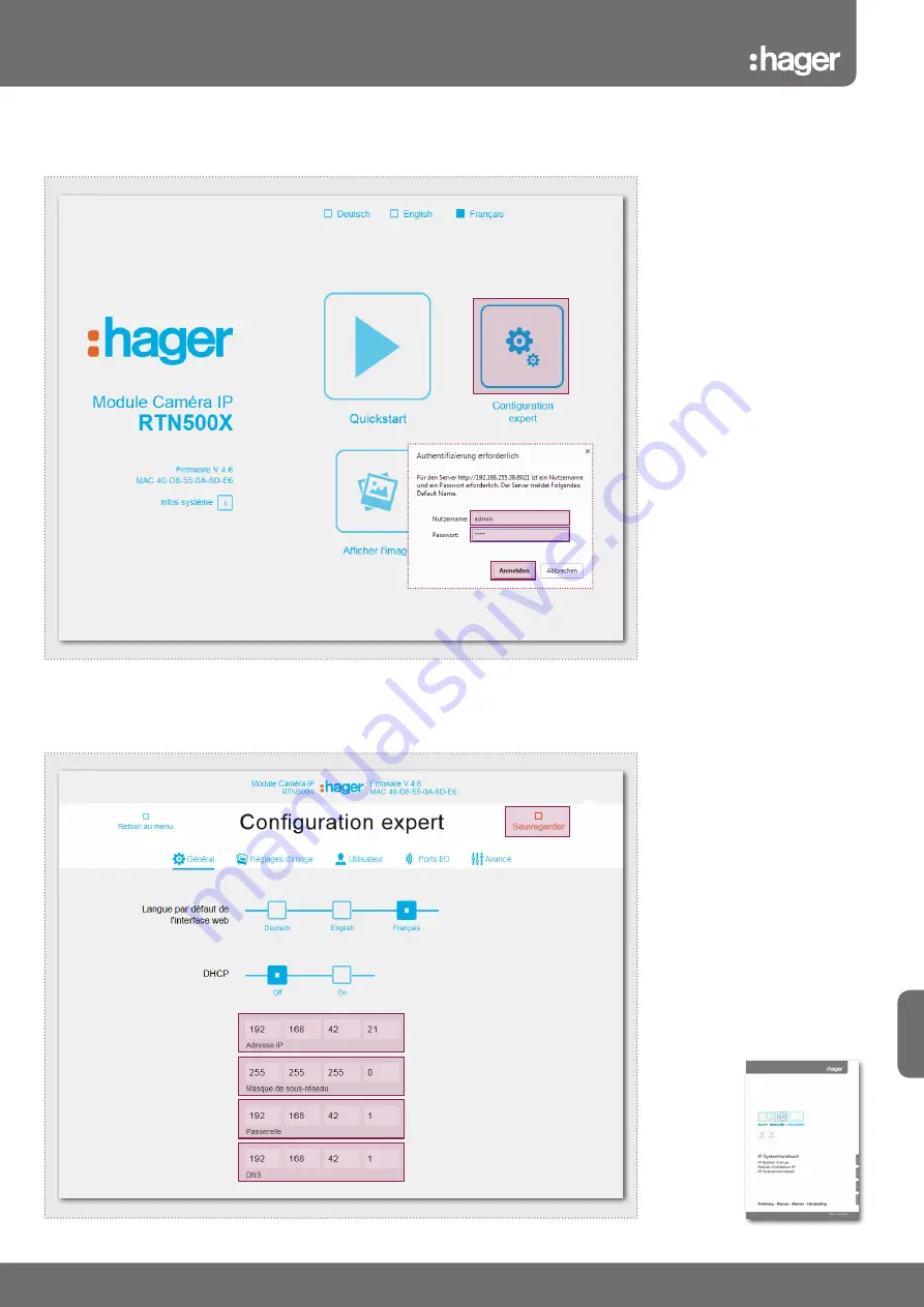 hager RTN500X Скачать руководство пользователя страница 19