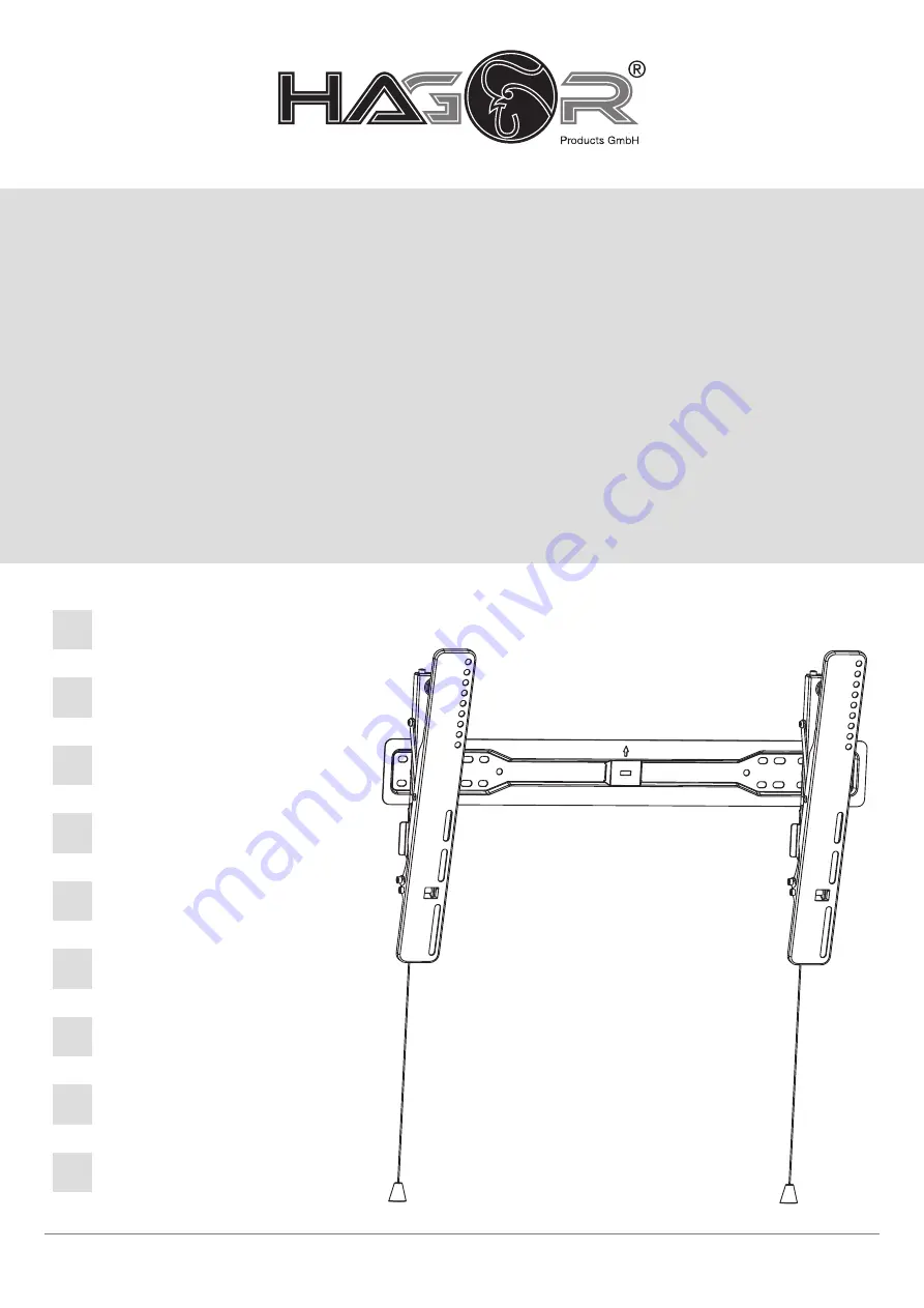 HAGOR 8405 Installation Manual Download Page 1