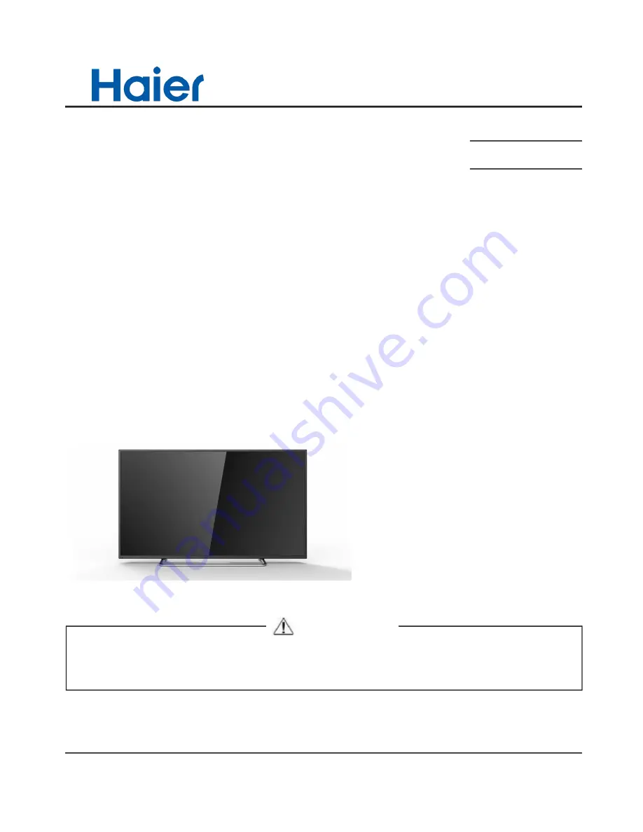 Haier 48DR3505 Скачать руководство пользователя страница 1