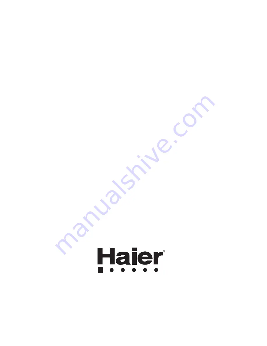 Haier Aficionado HVA037-5S User Manual Download Page 15