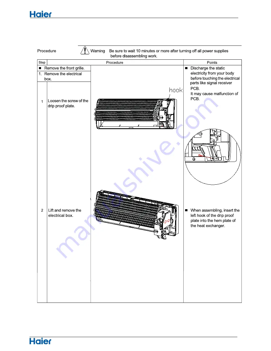 Haier AS12GB3HRA Service Manual Download Page 67