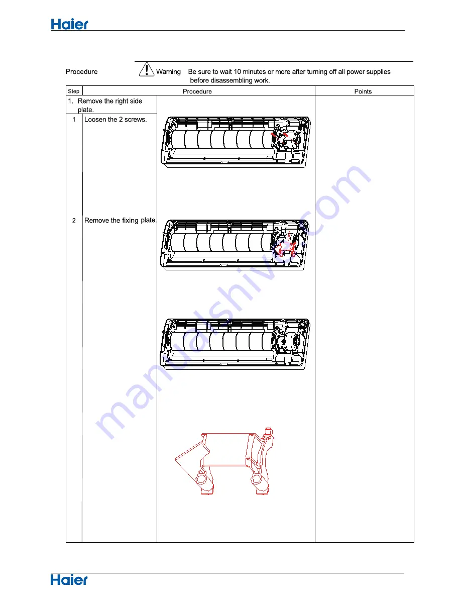 Haier AS12GB3HRA Service Manual Download Page 70