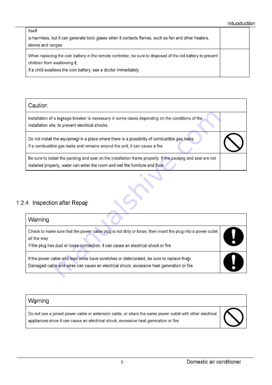 Haier AS25S2SF1FA-S Service Manual Download Page 7