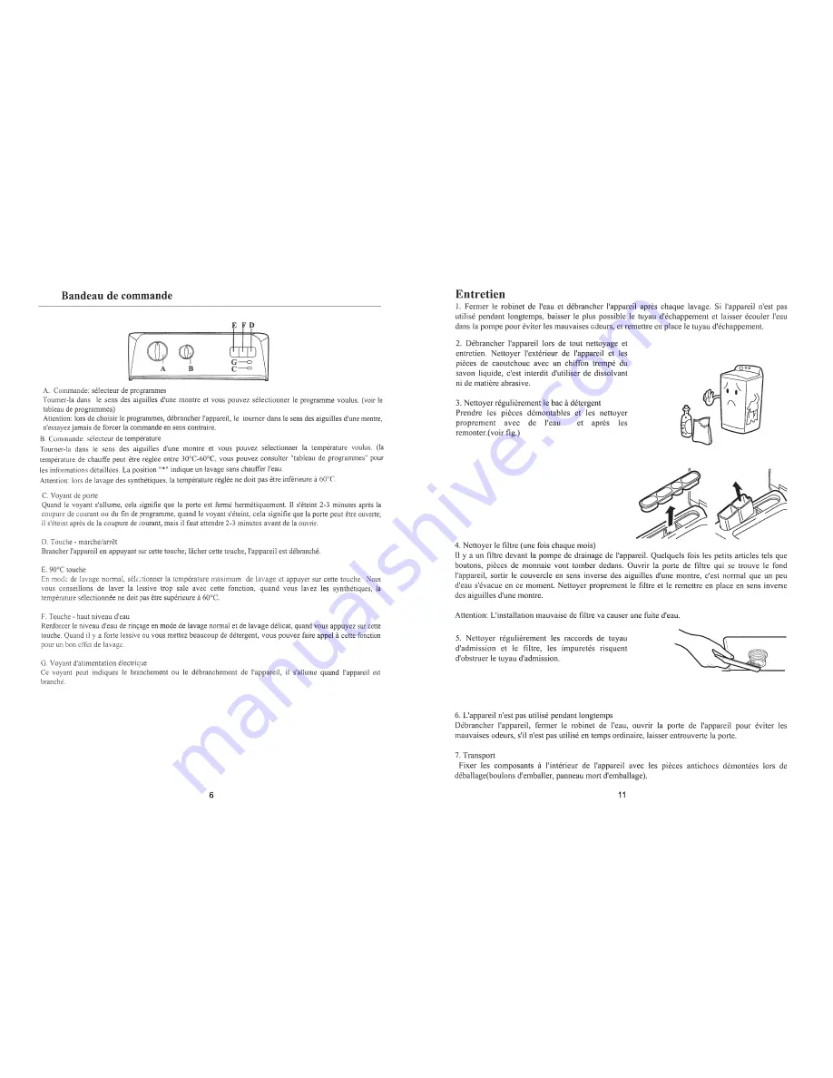 Haier B628TX Скачать руководство пользователя страница 8