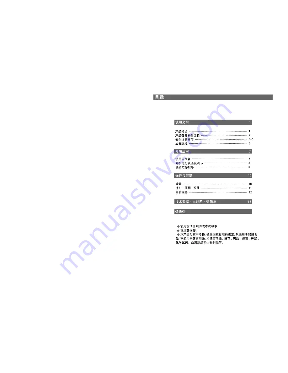 Haier BCD-159 User Manual Download Page 3