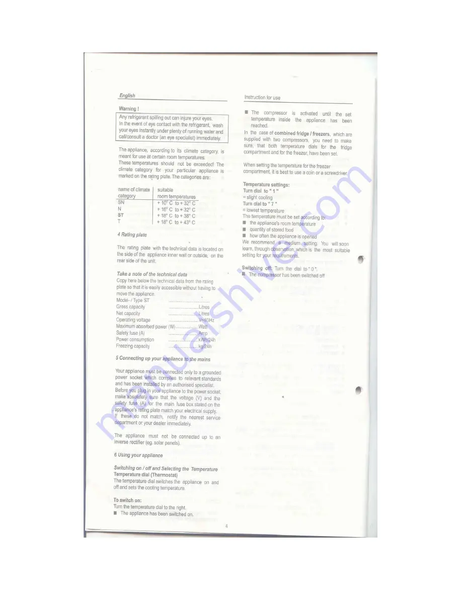 Haier BCD-205F Operation Manual Download Page 5