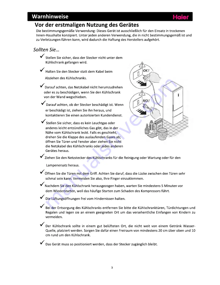 Haier C2FE736CSJ Скачать руководство пользователя страница 4