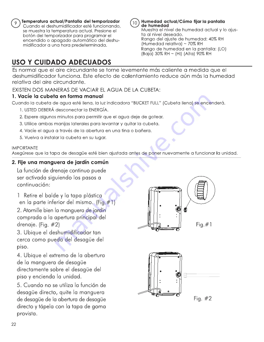 Haier DE45EM Use And Care Manual Download Page 22