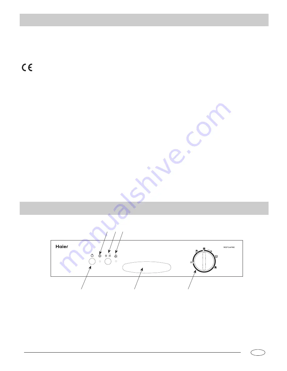 Haier DW-FU12 Скачать руководство пользователя страница 2