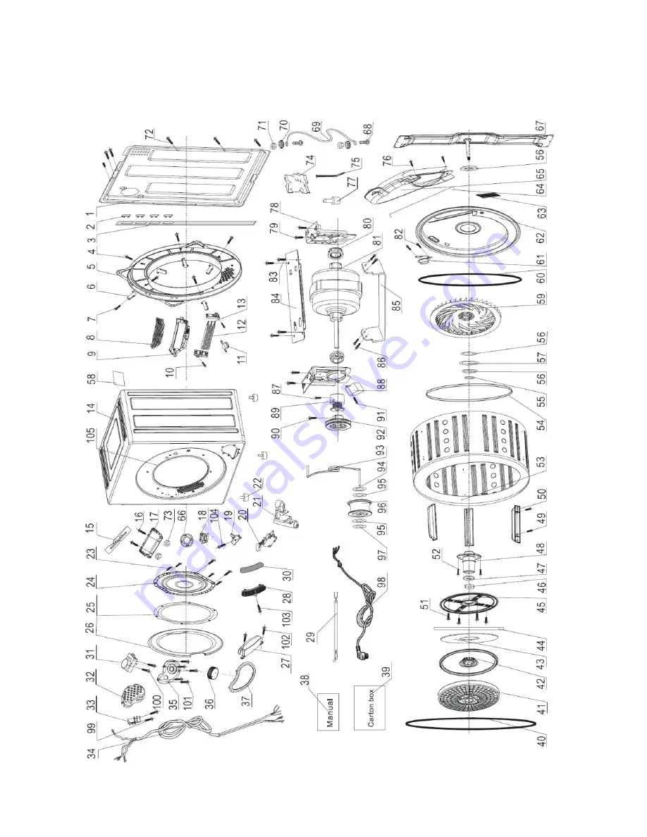 Haier GDZ5.0-61WH HA AA Parts Manual Download Page 6