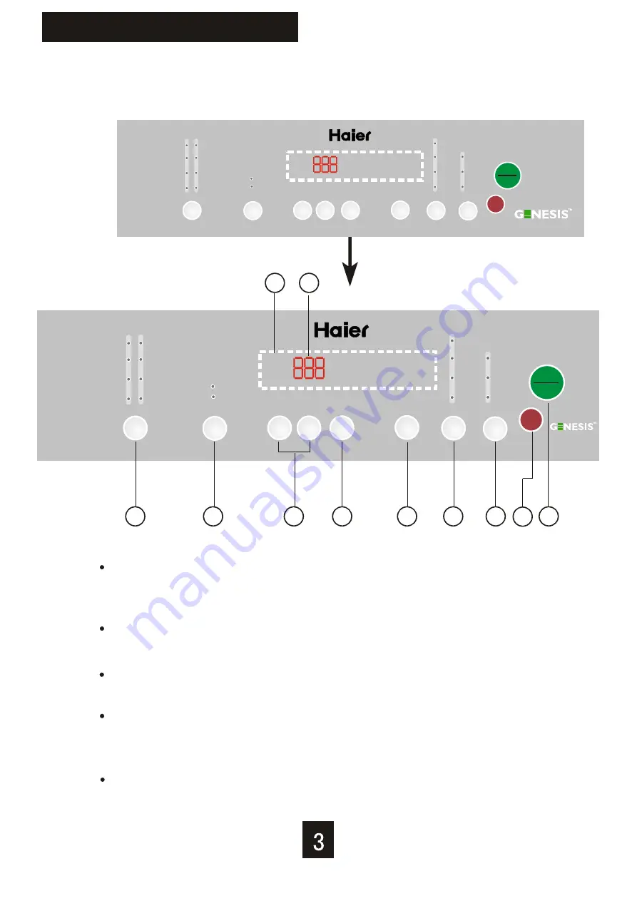 Haier Ginesis HLF103Q Service Manual Download Page 4