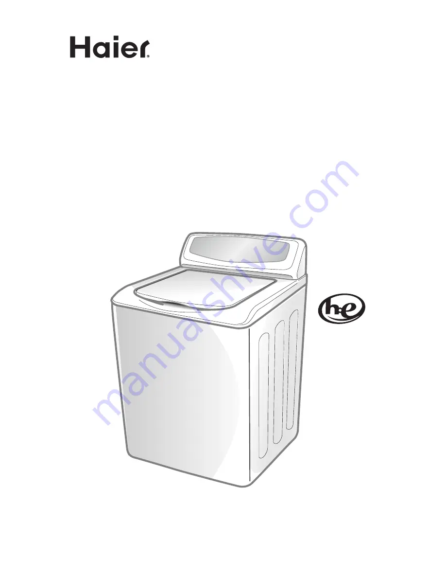 Haier GWT480BW User Manual Download Page 1