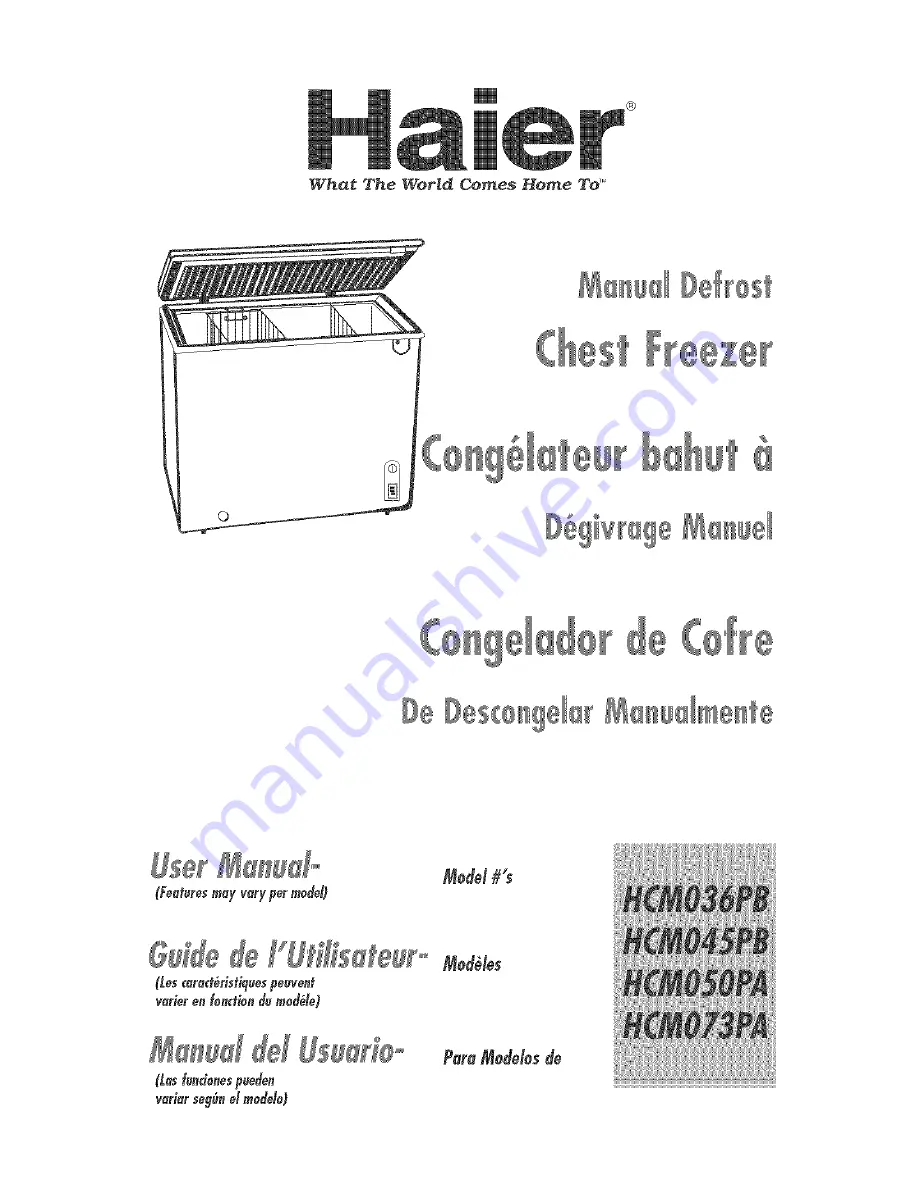 Haier HCM036PB Скачать руководство пользователя страница 2