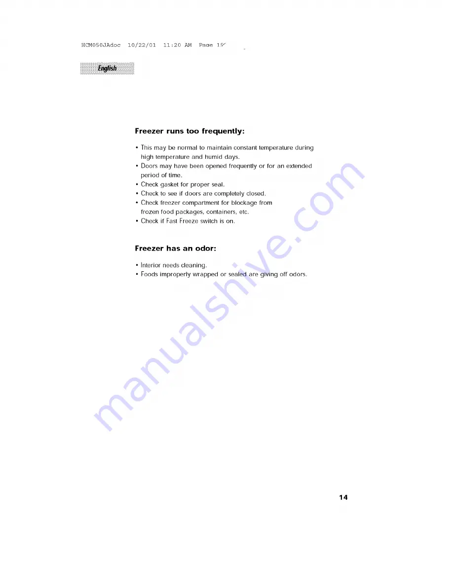 Haier HCM050JA User Manual Download Page 15