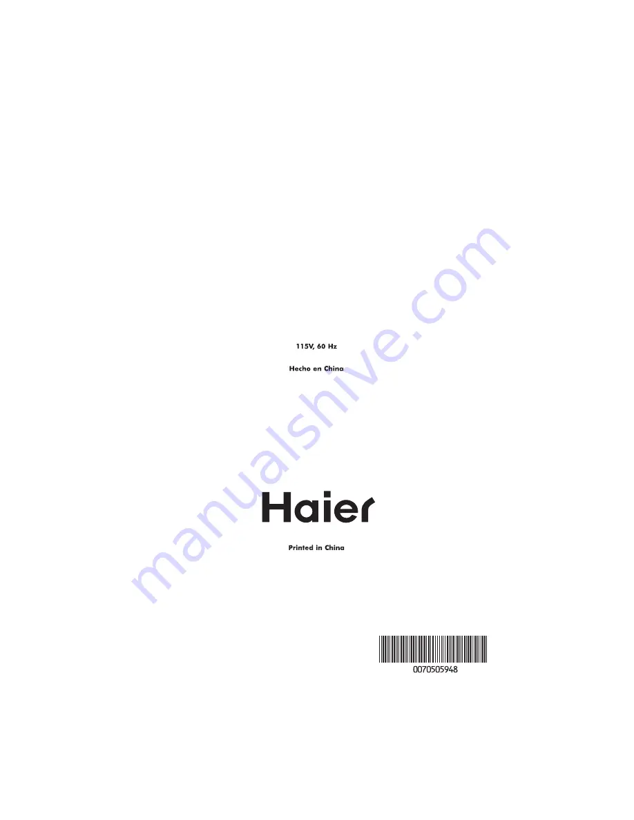 Haier HCM110LC Скачать руководство пользователя страница 32