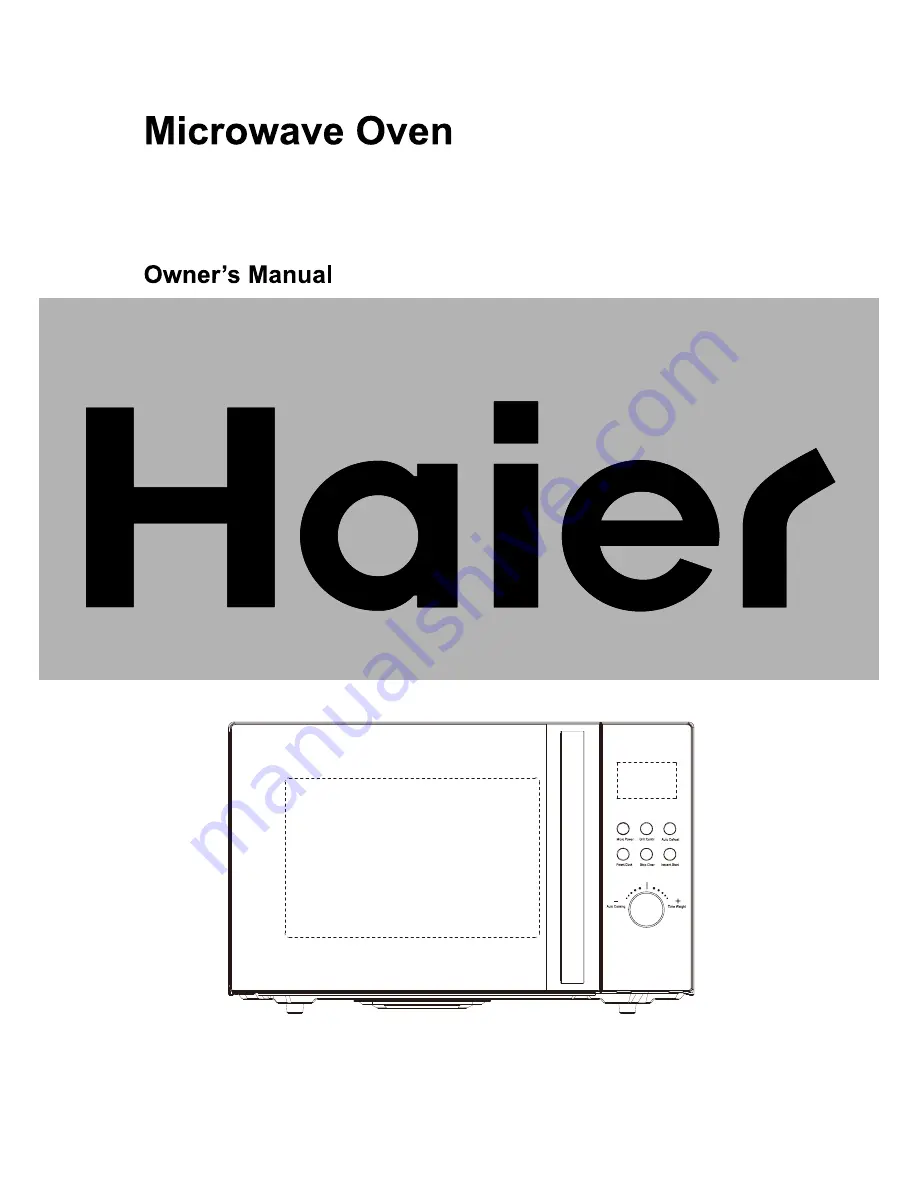 Haier HDN-3090EGB Owner'S Manual Download Page 1