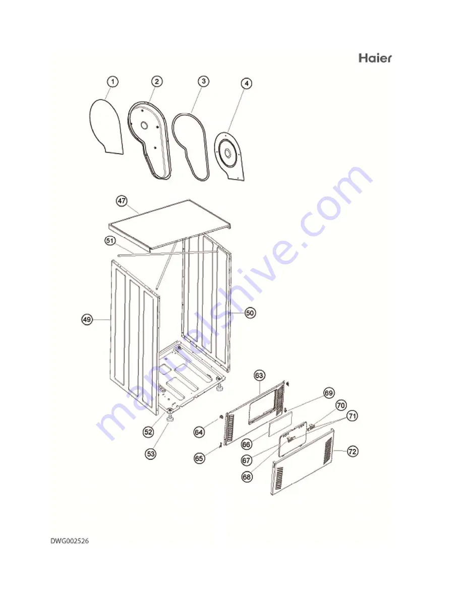 Haier HDY-C70 WH HA AA Скачать руководство пользователя страница 6