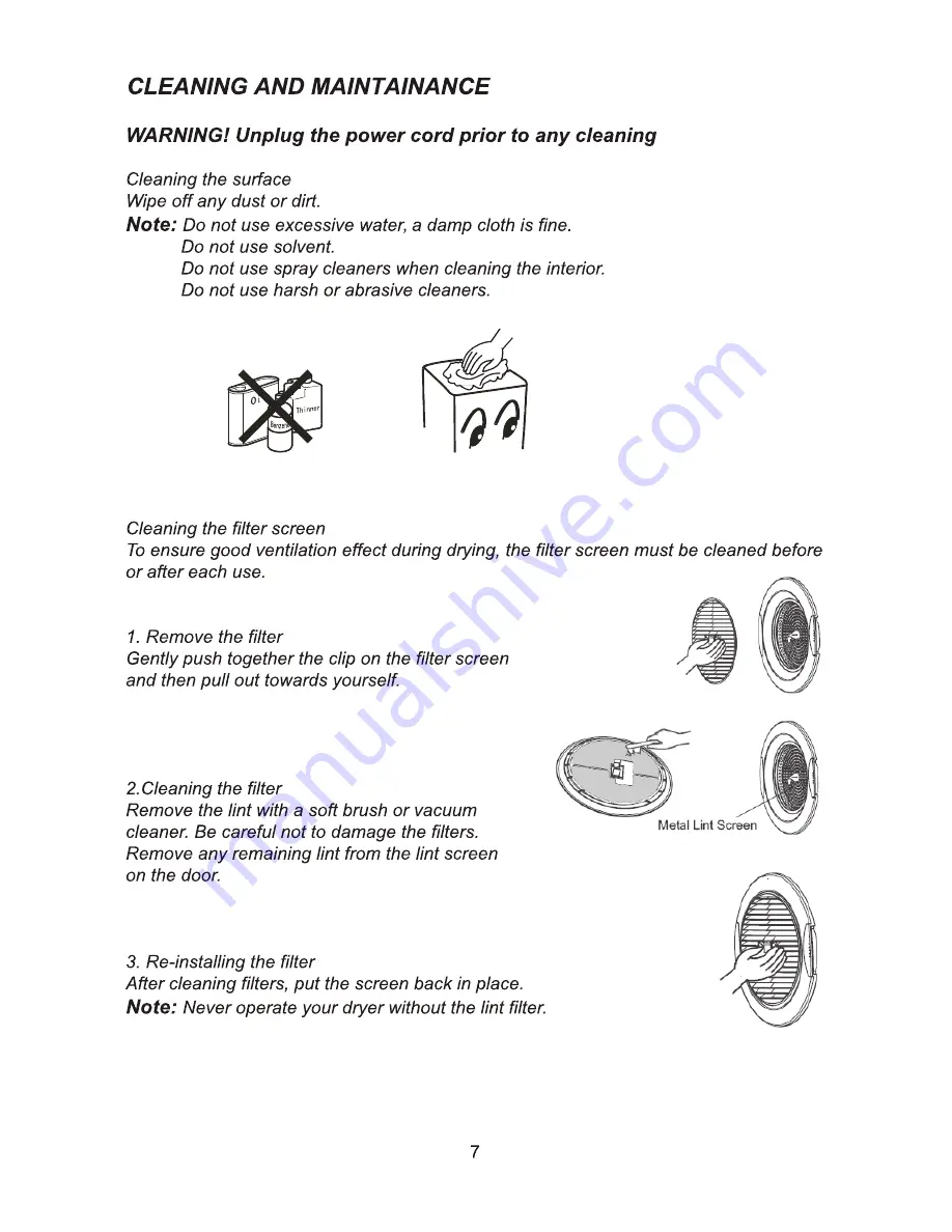 Haier HDY-M60 Owner'S Manual Download Page 8