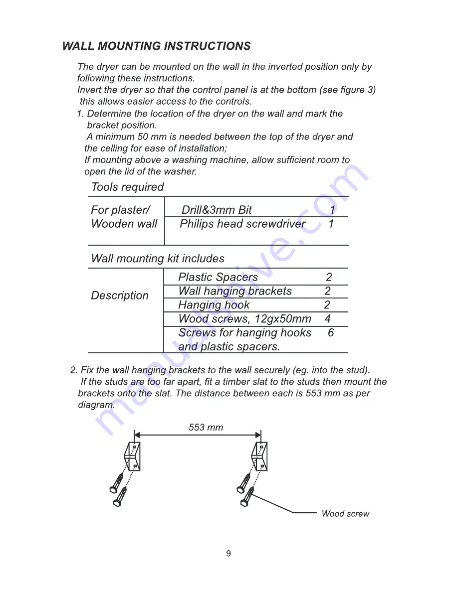 Haier HDY-M60 Owner'S Manual Download Page 10