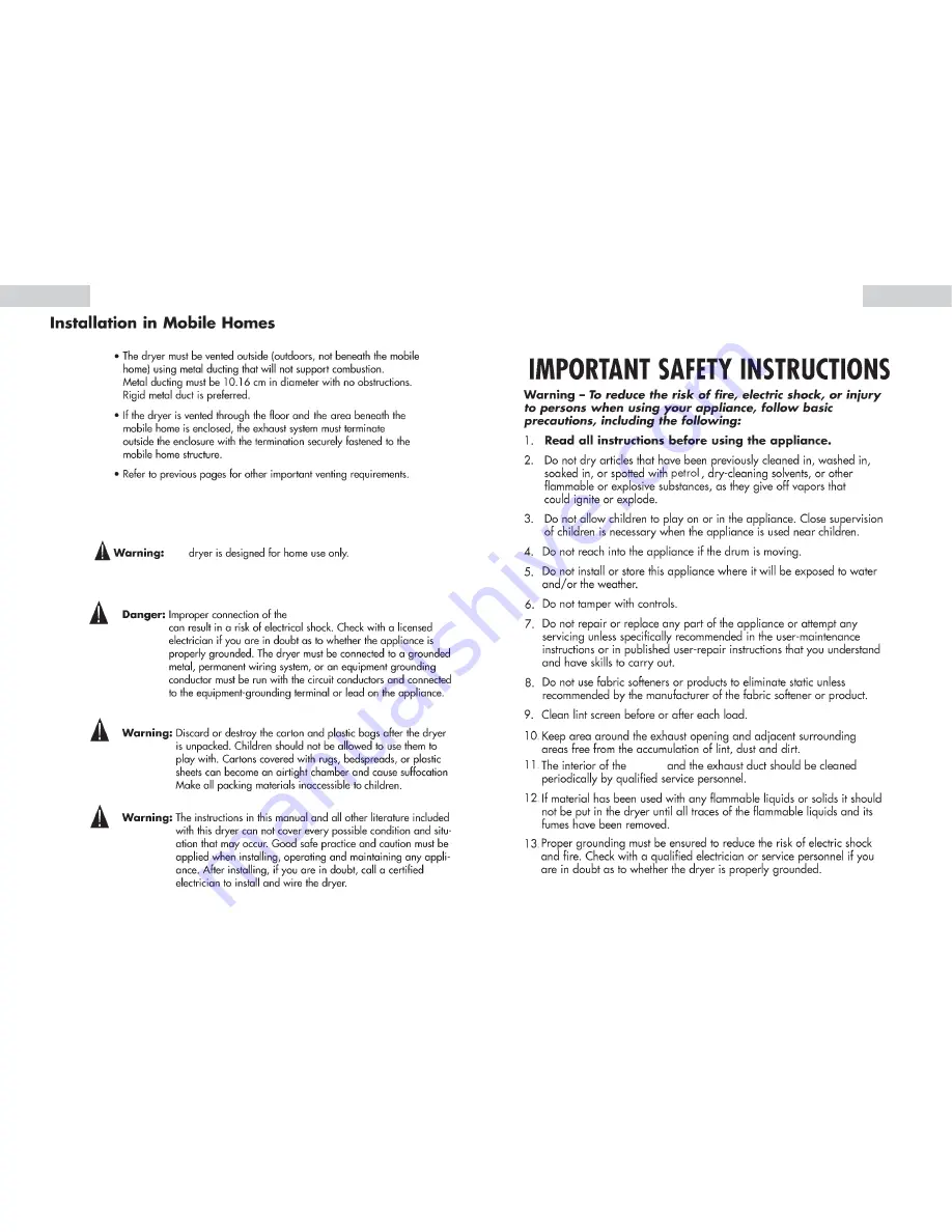 Haier HDY5-1 User Manual Download Page 3