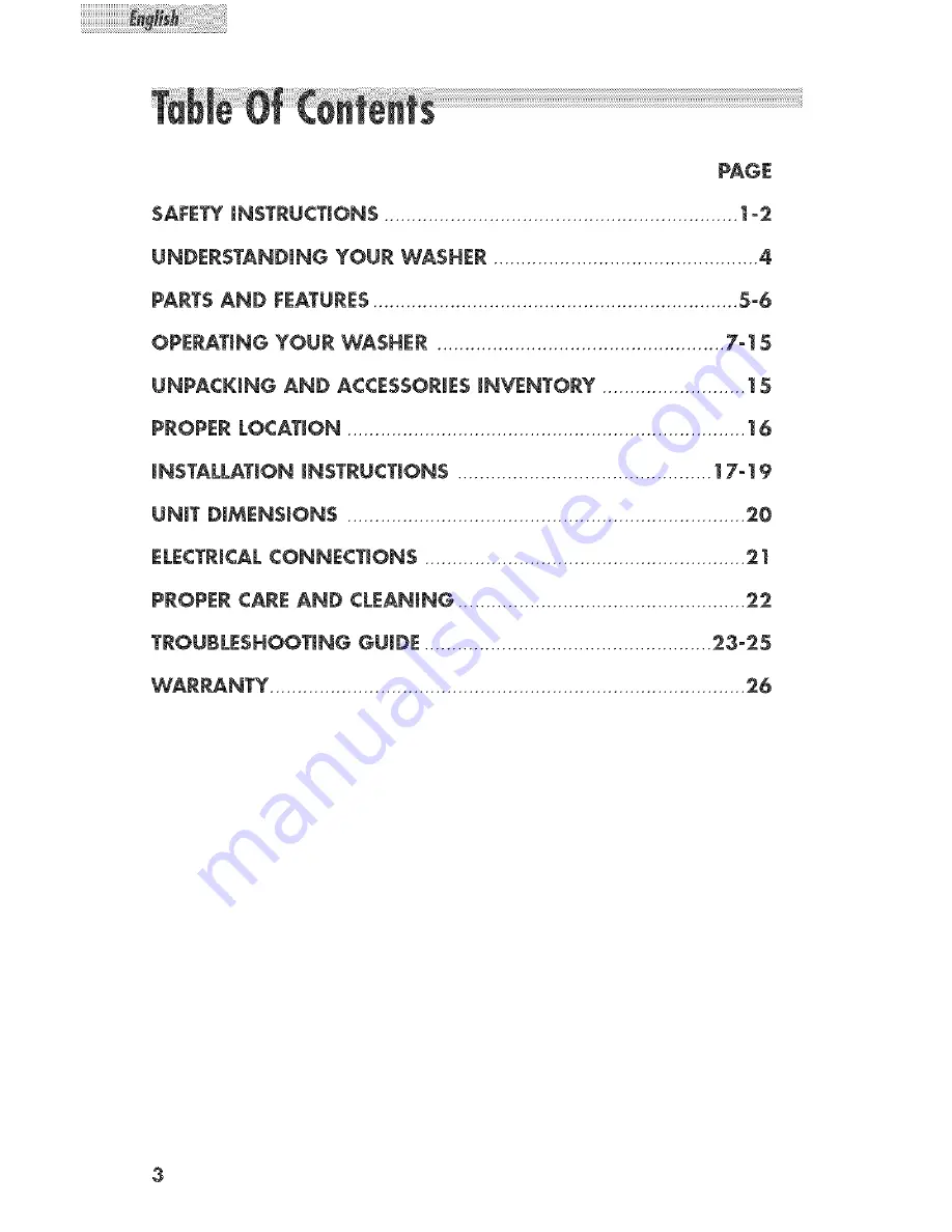 Haier HLP22P User Manual Download Page 4