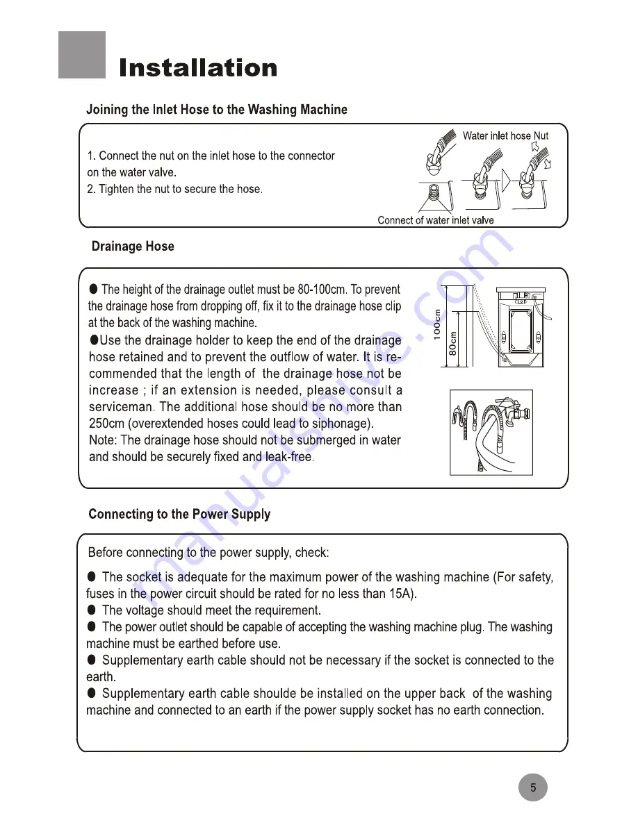 Haier HMS1400TXVE Operation Manual Download Page 7