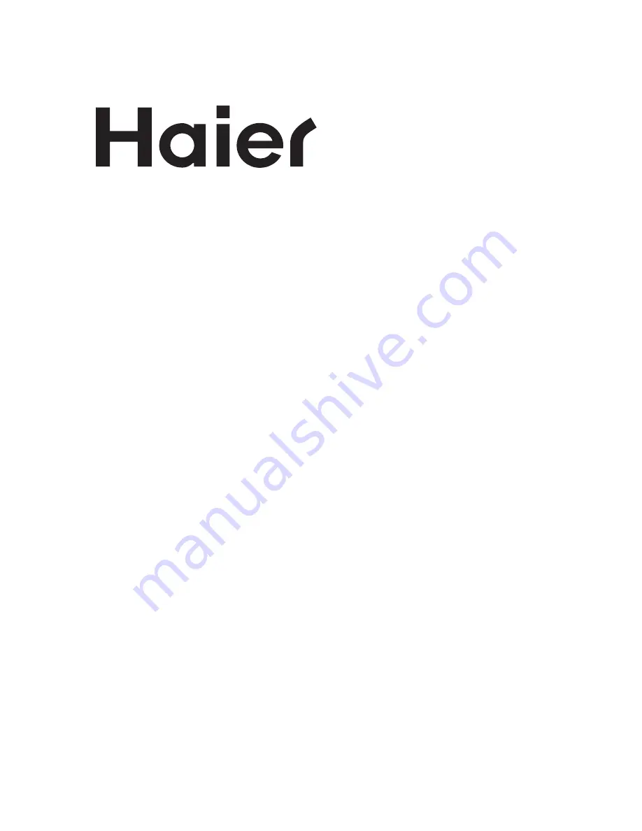 Haier HR-180T1 Скачать руководство пользователя страница 1