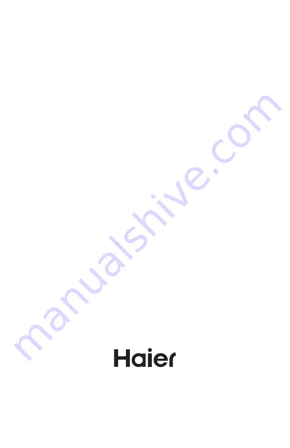 Haier HRC2736BW Installation And User Manual Download Page 60