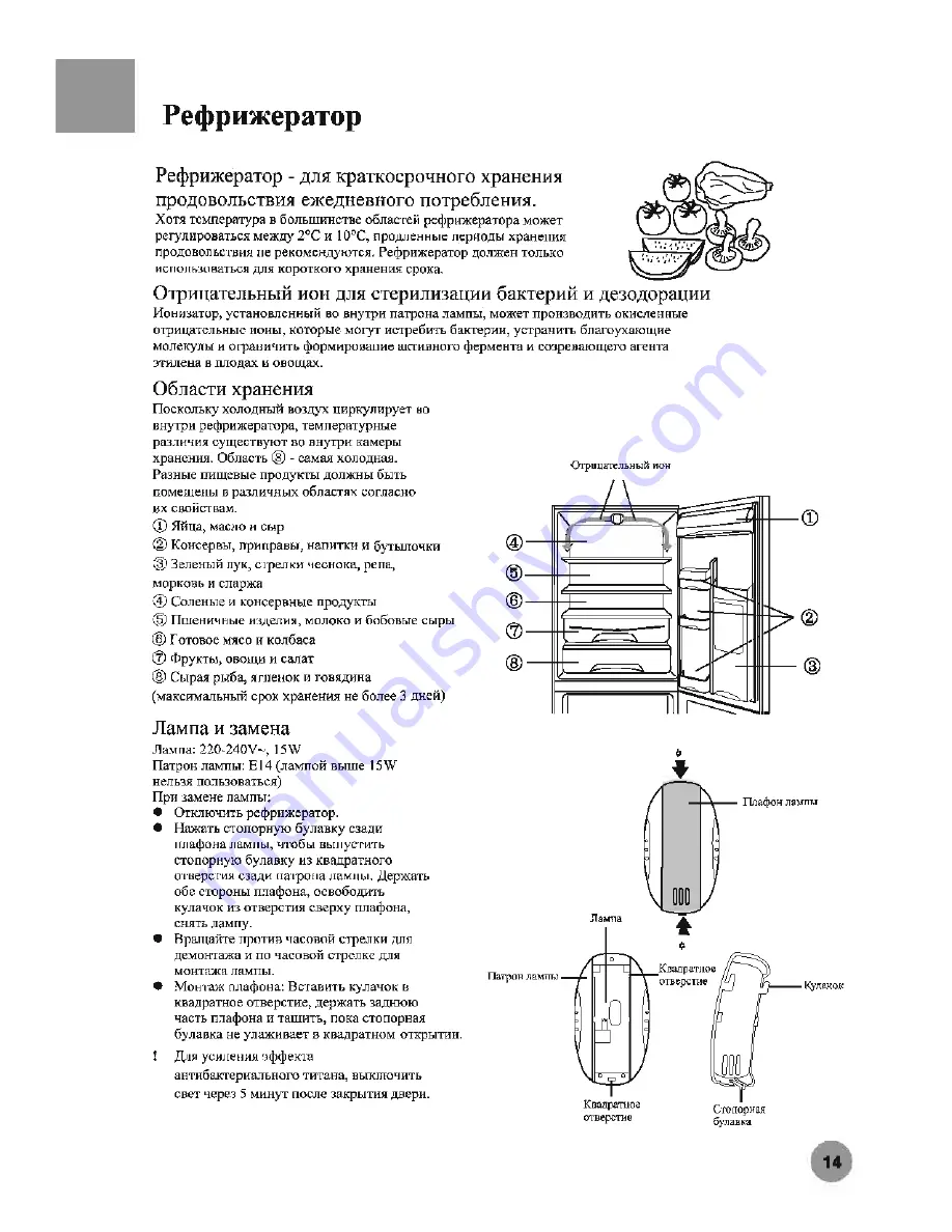 Haier HRF-352A (Russian)  Download Page 15