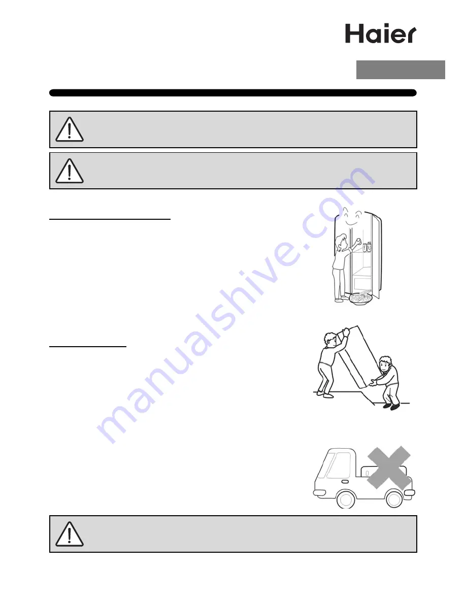 Haier HRF-656FF/A Operation Manual Download Page 59