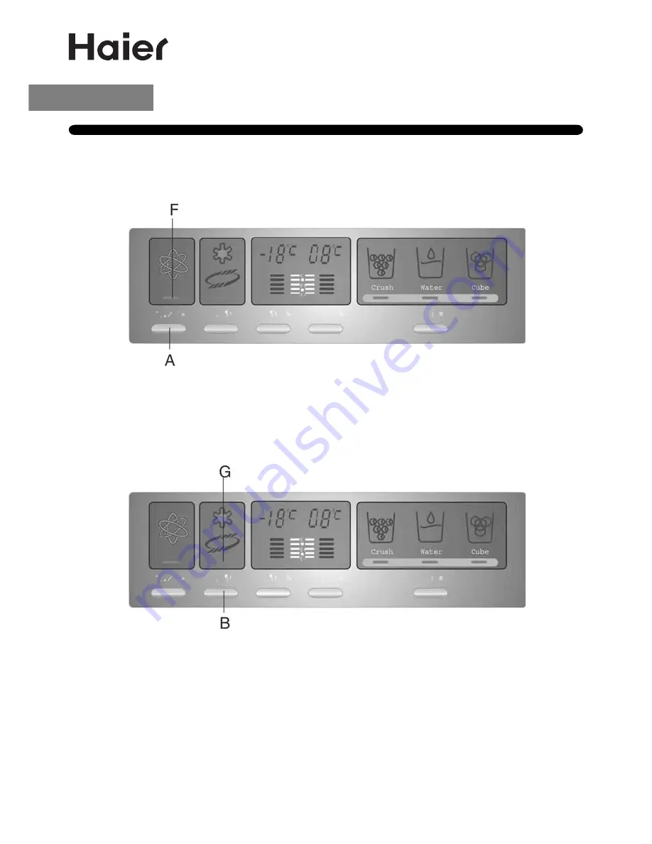 Haier HRF-656FF/A Operation Manual Download Page 76