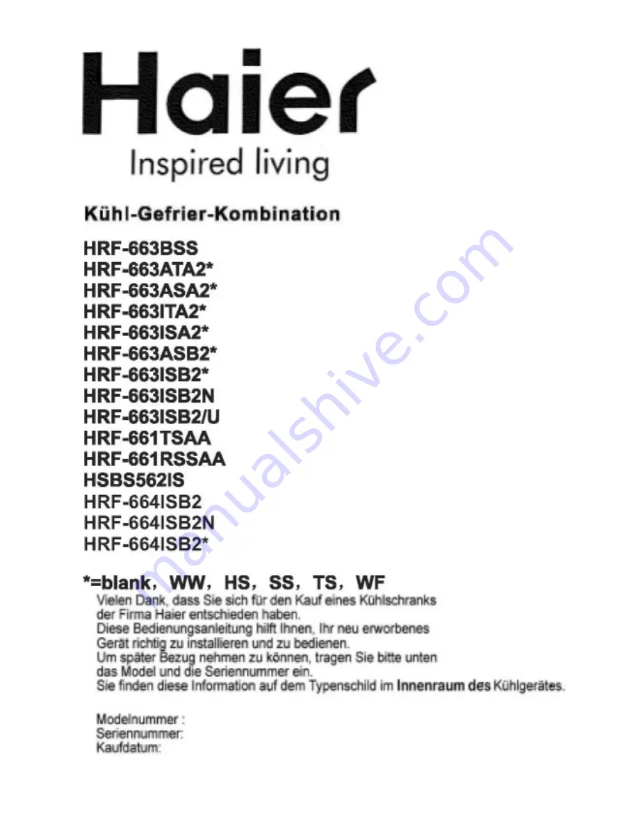 Haier HRF-661RSSAA User Manual Download Page 85