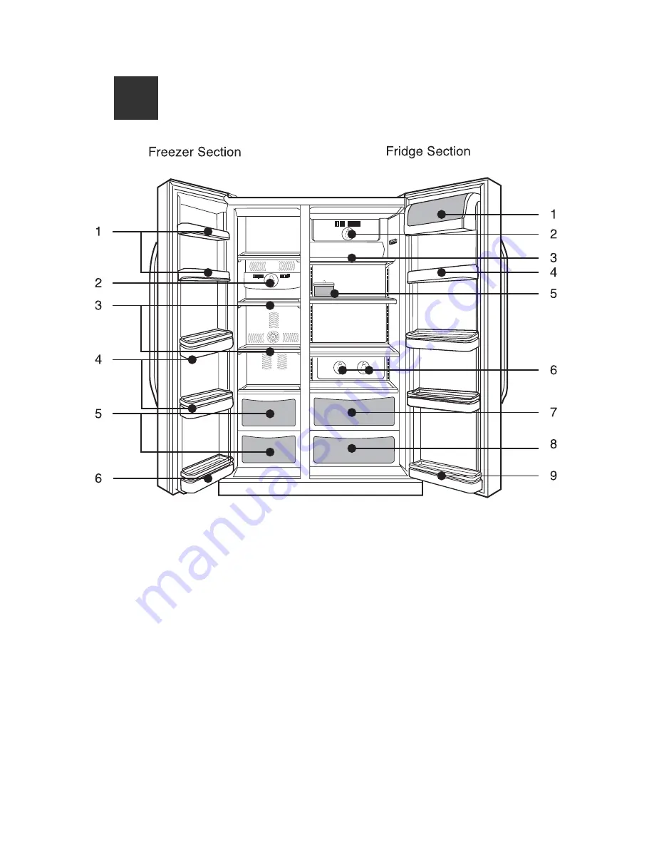 Haier HRF-688FF/A Скачать руководство пользователя страница 2