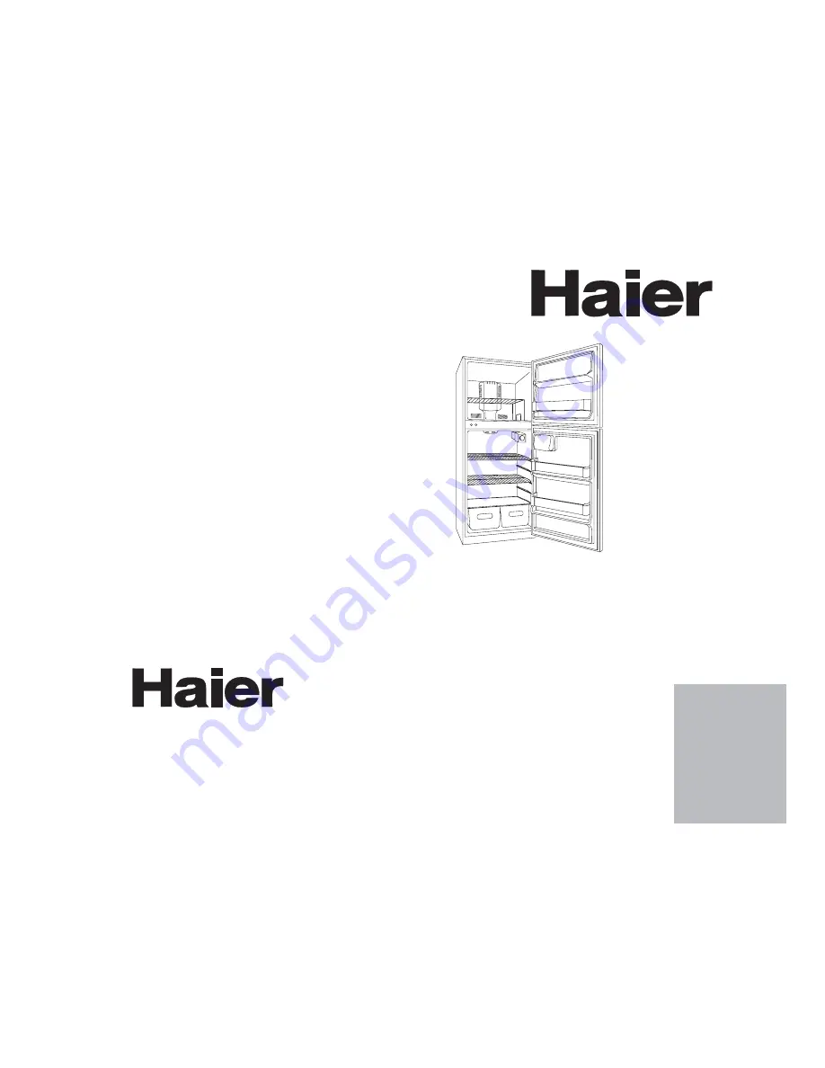 Haier HRF08WNB User Manual Download Page 1