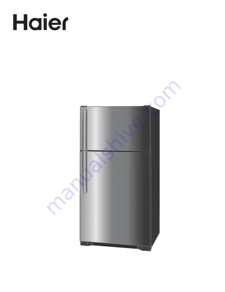 Haier HRT18RCP Installation And User Manual Download Page 1